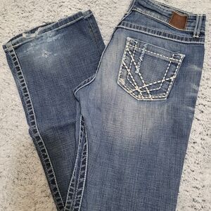 BKE Women's Boot Cut Jeans in Classic Blue